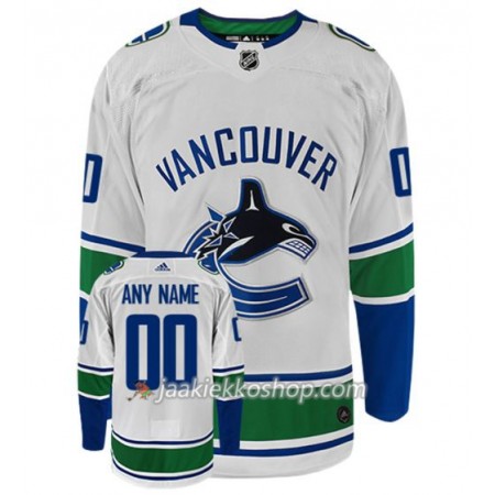 Miehille NHL Vancouver Canucks Pelipaita Custom Adidas Valkoinen Authentic Miehille NHL Vancouver Canucks Pelipaita Custom Adidas Valkoinen Authentic